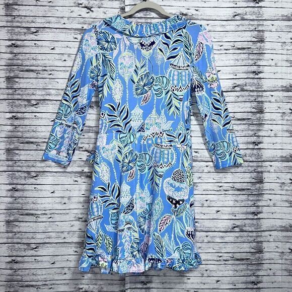 Lilly Pulitzer Jessalynne Romper Lapis Lantern - Picture 4 of 10